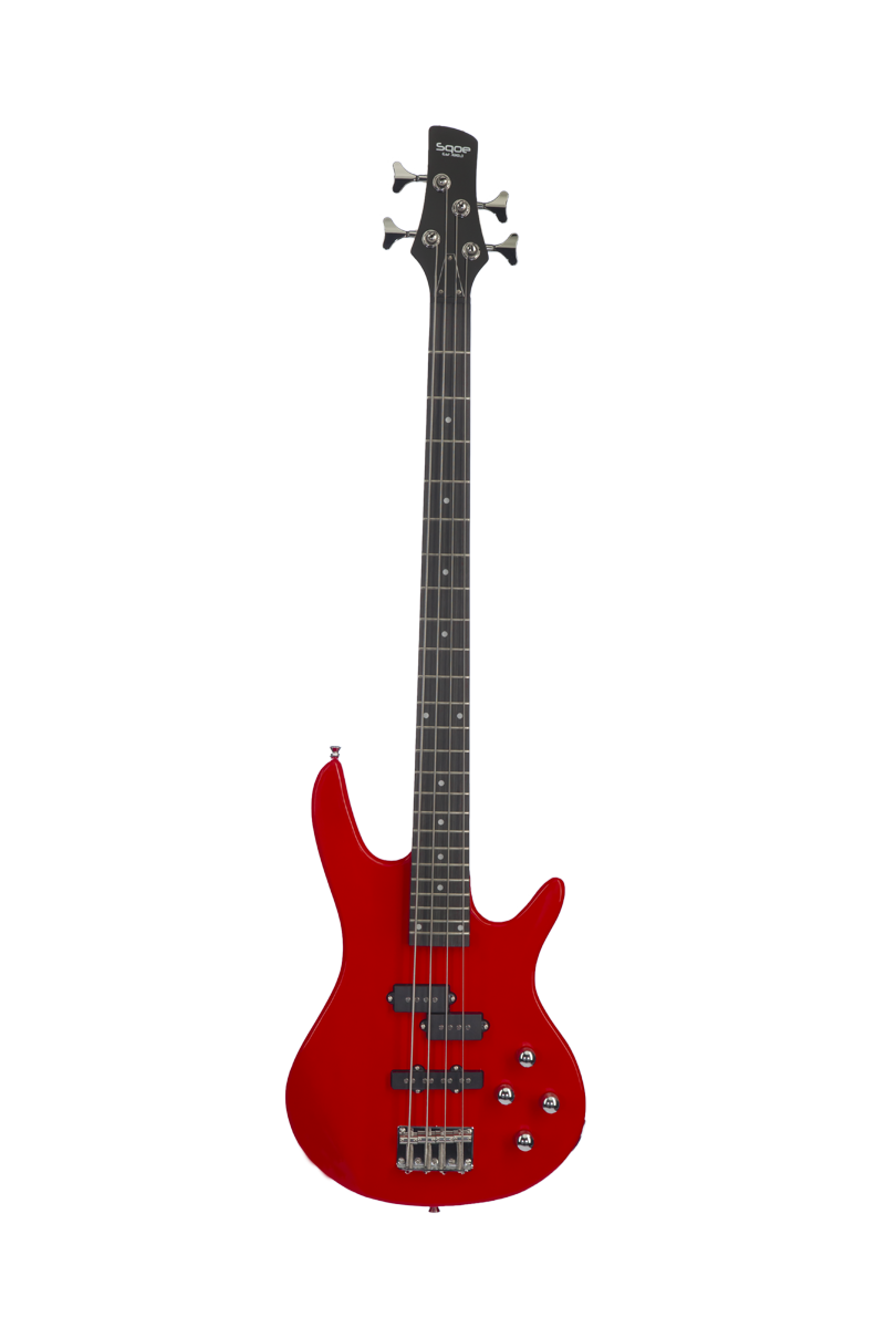 SQOE Sq-ib-4 red бас гитара
