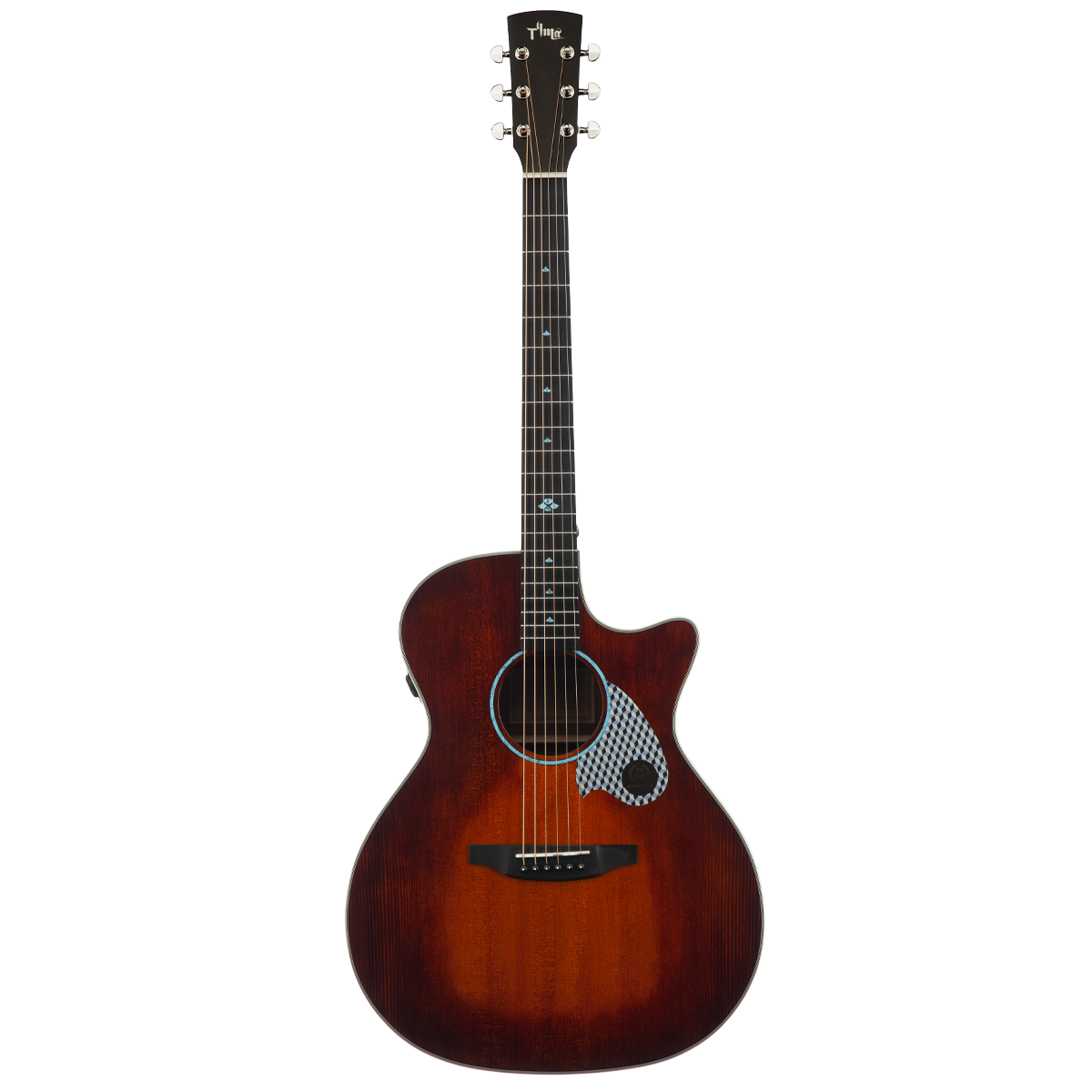 Tyma TG-5TE (BRS) трансакустическая гитара в комплекте с аксессуарами